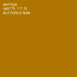 #AF7500 - Buttered Rum Color Image